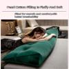 Gujuja Headboard Wedge Pillow Soft and Skin Friendly Reading Pillow Detachable Full Size Bed Back Rest Pillow for Sofa,Bed,Bay Window,59 * 9.05 * 19.6 Inches,Purple view 4