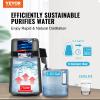 VEVOR Water Distiller, 4L/ 1.05 Gallon Pure Water Distilling for Home Countertop, 750W Distilled Water Maker, 304 Stainless Steel Interior Stiller Water Making Machine to Make Clean Water, Black view 2