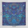 ZhiRain Hippie Bohemian Mandala Tapestry Wall Hanging Indian Gypsy Abstract Flower Floral Texture Print Tapestries Home Decor for Living Room Bedroom Apartment Farmhouse Dorm 60"x60" view 2