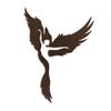 SIGNLEADER Metal Wall Art Decor Angel Minimalist Modern Abstract Wall Sculpture Hangings Home Decoration for Living Room, Bedroom, Bathroom, Kitchen, Outdoor - 36" Bronze view 2