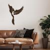 SIGNLEADER Metal Wall Art Decor Angel Minimalist Modern Abstract Wall Sculpture Hangings Home Decoration for Living Room, Bedroom, Bathroom, Kitchen, Outdoor - 36" Bronze view 4