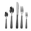 Black Silverware Set for 4, 16 Piece Heavy Duty Stainless Steel Flatware Utensils Cutlery Set Including Steak Knife Fork and Spoon Gift Package for Christmas and ThanksgivingBlack view 4
