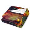 JHION Funny Frog Flannel Fleece Blanket, Frog Throw Blankets, Cozy Fuzzy Warm Bed Blanket, Psychedelic Printed Blanket for Couch Bed Sofa Travel 60"x80" view 3