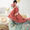 AOPPLSOT Winter Duvet Double, Fluffy Cashmere Quilt, Thick Warm Comforter Winter, Machine Washable, Quilts for All Seasons,Orange,220cmx240cm 4kg view 3