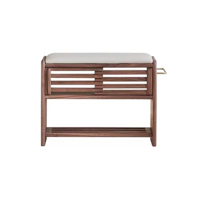 CHICKEN Shoe Bench Household Shoe Changing Stool Solid Wood Shoe Rack Integrated Home Door Can Sit and Wear Shoe Cabinet Bench Chair Shoe Shelf for Entryway (Color : A)