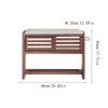 CHICKEN Shoe Bench Household Shoe Changing Stool Solid Wood Shoe Rack Integrated Home Door Can Sit and Wear Shoe Cabinet Bench Chair Shoe Shelf for Entryway (Color : A) view 2