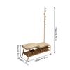 CHICKEN Shoe Bench Nordic Shoe Changing Stool Door Can Sit Creative Coat Rack Shoe Rack Integrated Into The Home Changing Shoe Stool Shoe Shelf for Entryway (Size : M 100cm) view 3