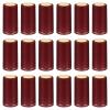 PATIKIL PVC Heat Shrink Cap with Tear Tab for Wine Bottle, 120 Pcs 30x60mm Wine Shrink Wrap Seals Sleeves Caps Shrink Top Cover Line for Wine Cellars Home Kitchen Use, Red view 1