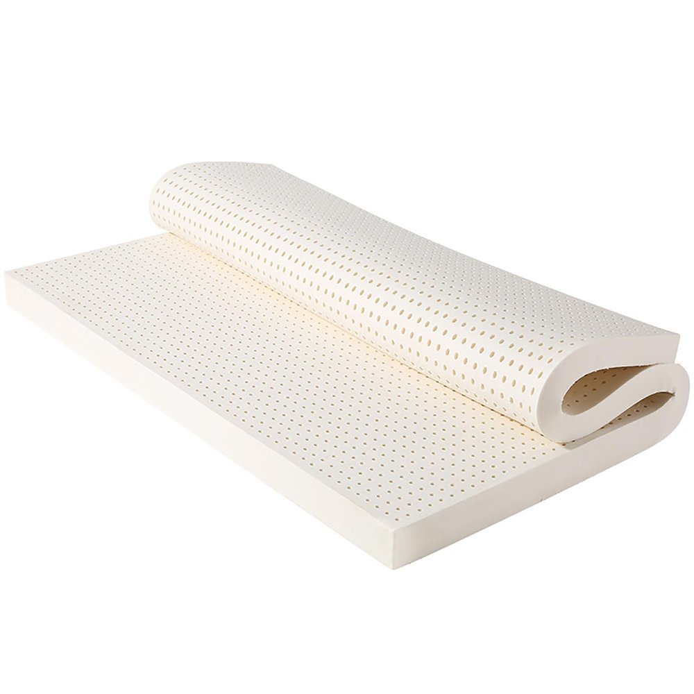 NaKeah Natural Latex Tatami Mattresses Massage Single Double Hotel Mattress Family King Queen Twin Full Size 7 Zones Support Orthopaedic Mattress,7.5cm,120x190cm