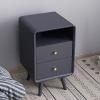 ULTRAWAVE Nightstands Bedside Table with Double Sliding Drawers Bedside Table Storage Table for Living Room Bedroom Office Bedside Table Bedside Table view 2