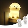 L LOHAS LED Plug in Night Light for Kids 2 Pack, 3D Cute Puppy Night Lights with Dusk to Dawn Sensor, RGB+Soft White 3000K Dog Night Light, Christmas Birthday Gift Nightlight for Kids, Room Decor view 1