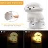 L LOHAS LED Plug in Night Light for Kids 2 Pack, 3D Cute Puppy Night Lights with Dusk to Dawn Sensor, RGB+Soft White 3000K Dog Night Light, Christmas Birthday Gift Nightlight for Kids, Room Decor view 4