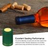 PATIKIL PVC Heat Shrink Cap for Wine Bottle, 100 Pcs 33x50mm Wine Shrink Wrap Seals Sleeves Caps Shrink Top Cover Flower Pattern for Wine Cellars Home Kitchen Use, Green view 4
