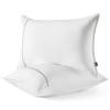 Bedsure Hotel Pillows King Size, Set of 2 - Luxury Bed Pillows for Sleeping, Decoration Strip Diamond Design Cover, Fluffy Original Down Alternative Filling for Side, Back or Stomach Sleepers view 1