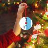 WoGuangis Ornament - I Love Fiji Christmas Ornaments Fiji Ornaments Christmas Tree Decoration Keepsake National Flag Holiday Keepsake Ceramic Christmas Ornament Travel Lover view 3