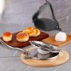 Aluminum Alloy Tortilla Press, Manual Dough Press for Hand Pies Meat Pies, 16cm Black view 4