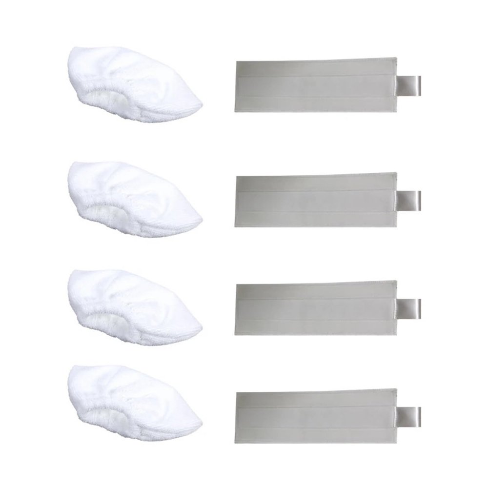 EtliN 8pcs Compatible with Karcher SC2 SC3 SC4 SC5 Steam Cleaner Nozzles Replacement Accessories,Steam Cleaner Parts Mop Microfiber Pad