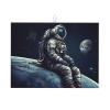 Astronaut space Print Dish Drying Mat for Kitchen Counter Super Absorbent Microfiber Drainer Mats Large Size Dish Drying Pad Quick Drying Dish Rack Pad 18"x 24" view 2