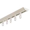 Curtain Track Aluminium, Invisible Track Silent Pulleys Ceiling Mounted Room Divider Curtains For Curtains Caravans Hospitals, Curtain Rod Holders No Drilling, Easy Install ( Color : White Ceiling Mou view 1
