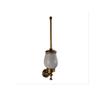 RUTAVM Toilet Brush Brushed Brass Engraving Wall-Mounted Toilet Brush Holder Bathroom Hardware Long Handle Toilet Brush Set (Color : Brass) for Bathroom view 1