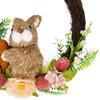 Floral Grapevine Small Spring Easter Wreath with Sisal Bunny - 12" view 4