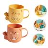2 Pcs Children's Plastic Mug Bathroom Cup Spit Cup Bathroom Brushing Plastic Coffee s Coffee Mugs Cute Unbreakable Student Three-Dimensional view 2
