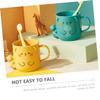 2 Pcs Children's Plastic Mug Bathroom Cup Spit Cup Bathroom Brushing Plastic Coffee s Coffee Mugs Cute Unbreakable Student Three-Dimensional view 4