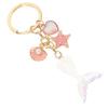 ORFOFE 5pcs Mermaid Keychain Metal Bag Charm for Backpacks and Handbags view 1