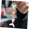 ORFOFE 5pcs Mermaid Keychain Metal Bag Charm for Backpacks and Handbags view 3