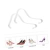 Cabilock 18pcs Acrylic High Heels Display Stand Fashion Sandals Holder for Organized Storage and Showcasing Entryway Closet view 3