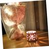 HOMSFOU 2pcs Hollow Candle Holder Christmas Tealight Stand Xmas Decoration Christmas Candle Stand Decorative Holders Mini s Holders Tea European Style view 2