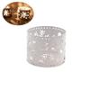 HOMSFOU 2pcs Hollow Candle Holder Christmas Tealight Stand Xmas Decoration Christmas Candle Stand Decorative Holders Mini s Holders Tea European Style view 3