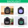Digital Projection Alarm Clock for Bedroom with Indoor Temperature Display and USB Cable, LCD Display Alarm Clocks for Bedrooms Ceiling Wall, 12/24H view 4