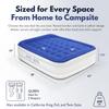 King Koil Luxury Queen Air Mattress with Built-in Pillow & Ultra-Fast Built-in High-Speed Pump, 20 Inflatable Premium Airbed, Waterproof, Adjustable Firmness, 1-Year Manufacturer Warranty view 2