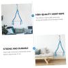Anneome 1set Wall Mounted Tissue Holder Decorative Weaving Shelf for Bathroom Wall -Saving Hanging Rack for Toilet Paper Simple and Practical Home Accessory view 3