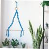 Anneome 1set Wall Mounted Tissue Holder Decorative Weaving Shelf for Bathroom Wall -Saving Hanging Rack for Toilet Paper Simple and Practical Home Accessory view 4