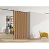 Blackout Room Divider Curtain Panel Privacy Partition Heavyweight Premium Fabric Thermal Insulated Grommet Top 48" Wide X 84" Tall Khaki Color view 2