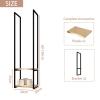 Floating Shelves for Wall, 2 Layer Ceiling Mounted Shelf Wood Hanging Storage Shelving for Bedroom Living Room Kitchen, Plants Books Display Rack (Size : 30x30x90cm) view 2