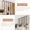 Floating Shelves for Wall, 2 Layer Ceiling Mounted Shelf Wood Hanging Storage Shelving for Bedroom Living Room Kitchen, Plants Books Display Rack (Size : 30x30x90cm) view 4
