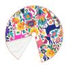 36" Christmas Tree Skirt with Mexican Otomi Animals Christmas Tree Decoration Mat Rustic Xmas Tree Cover Mat Waterproof Xmas Tree Skirt for Holiday Farmhouse Decorations view 4