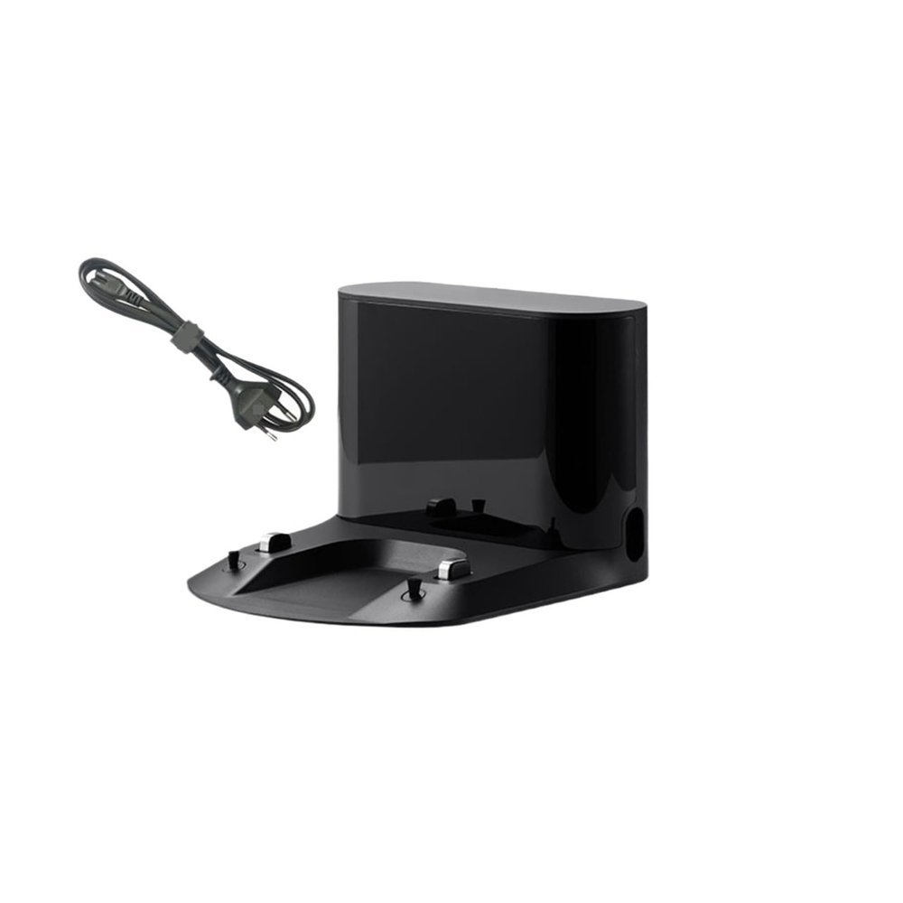 Vacuum Cleaner Docking Station Base Parts.Compatible for Roborock S7 Q7 S7 Plus Q7 Max S5 Max S8 (Color : Black with Cable)