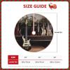 48" Christmas Tree Skirt with Guitar Bass Music Musical Instruments1 Christmas Tree Decoration Mat Rustic Xmas Tree Cover Mat Waterproof Xmas Tree Skirt for Holiday Farmhouse Decorations view 2