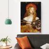 Vanity - A Medieval Maiden Posters Modern Home Art Wall Decor Canvas Print Canvas Painting Wall Art Poster for Bedroom Living Room Decor 12x18inch(30x45cm) Unframe-style view 4