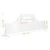 TIDTALEO Cutting Board Template Acrylic Charcuterie Board Handle Charcuterie Board Handle Template Router Templates for Woodworking Acrylic Cutting Board Handles Tools Blank Tray view 2