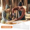 TIDTALEO Cutting Board Template Acrylic Charcuterie Board Handle Charcuterie Board Handle Template Router Templates for Woodworking Acrylic Cutting Board Handles Tools Blank Tray view 3