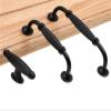 YEAHSO Black Aluminum Alloy Door Handle Drawer Kitchen Cupboard Cabinet Drawer Pull Knobs for Furniture Hardware 1Pcs view 3