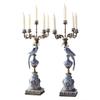 GUERNSEY Candlestick Holders Nordic Ceramic Pure Copper 5-Headed Parrot Candlestick Craft Decoration Suitable for Bedroom Living Room Dining Room Desktop Decoration Candle Holder view 1