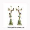 GUERNSEY Candlestick Holders Nordic Ceramic Pure Copper 5-Headed Parrot Candlestick Craft Decoration Suitable for Bedroom Living Room Dining Room Desktop Decoration Candle Holder view 2