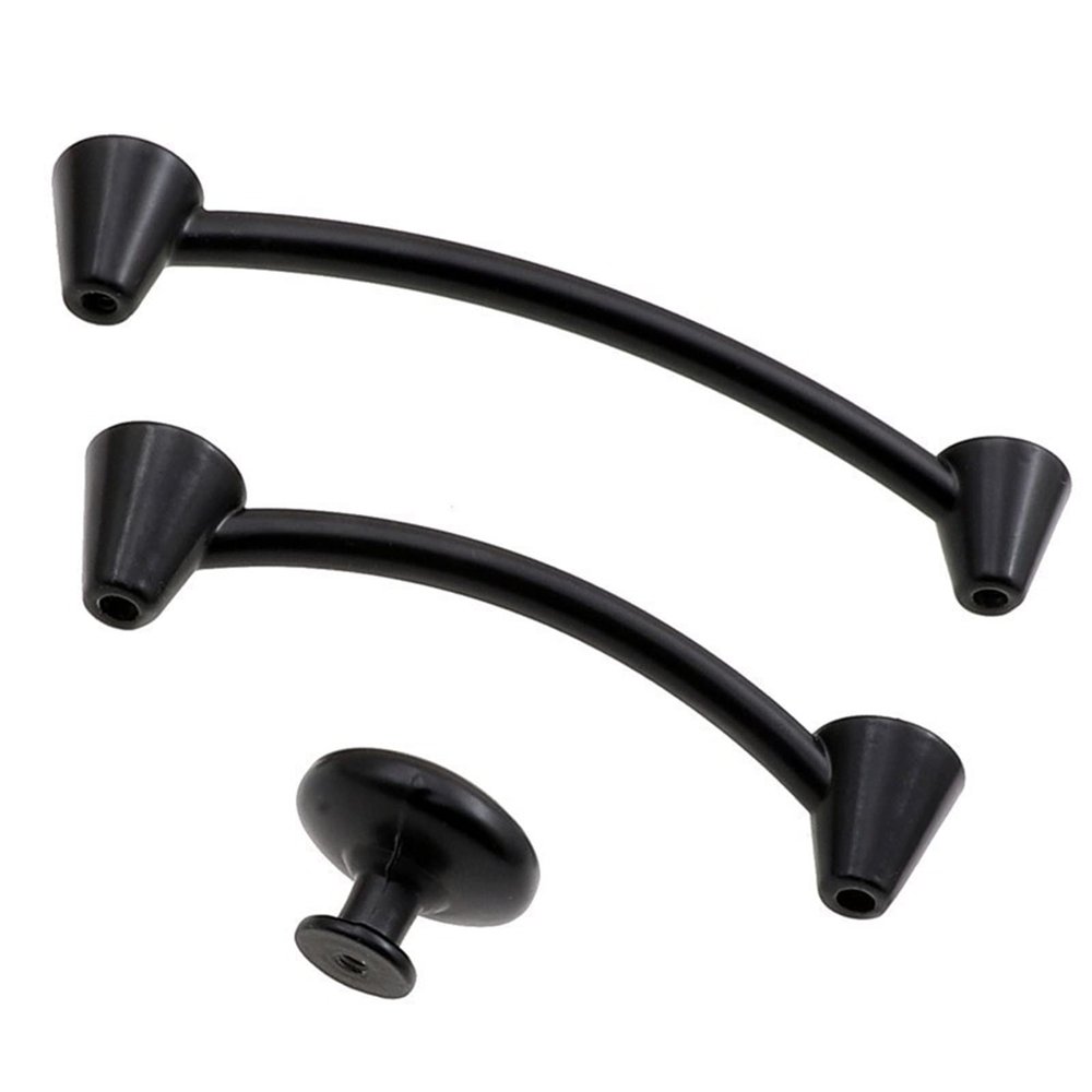YEAHSO Black Cabinet Handles Solid Drawer Knobs Kitchen Cupboard Door Pulls Furniture Handle Cabinet Hardware 1Pcs