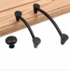 YEAHSO Black Cabinet Handles Solid Drawer Knobs Kitchen Cupboard Door Pulls Furniture Handle Cabinet Hardware 1Pcs view 3